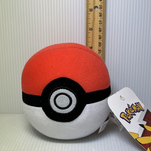 Pokemon Center 2022 Pokeball 4" Plush Stuffed Toy Factory ~ New NWT - Picture 13 of 13