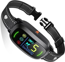 GROOVYPETS Automatic No Bark Dog Training Collar Waterproof Barking Terminator