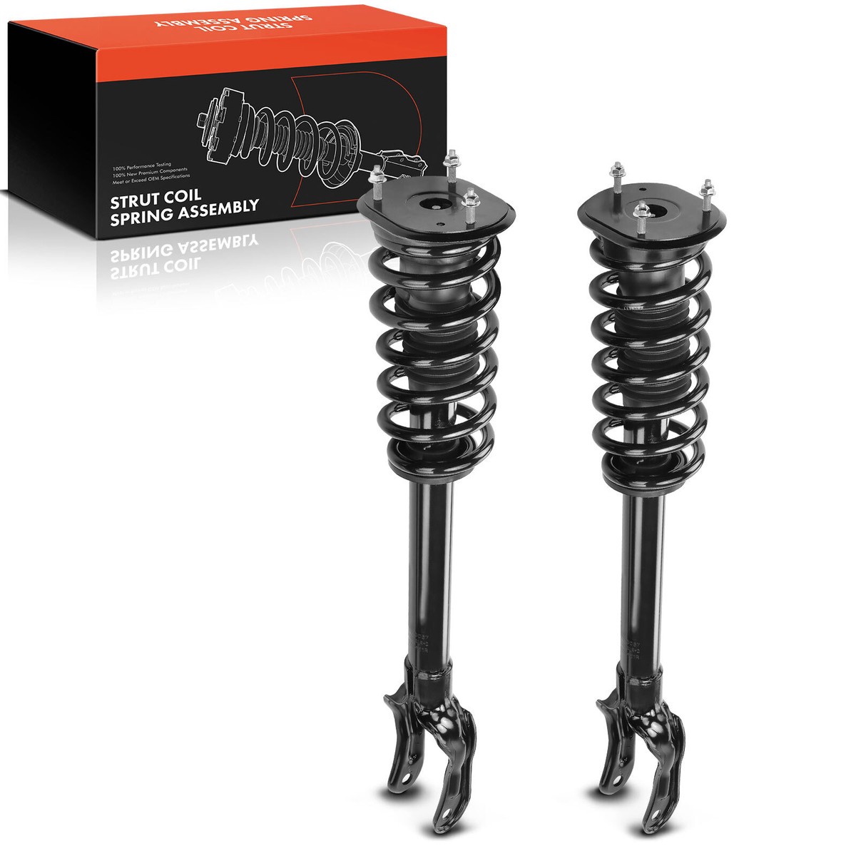 Front Pair Complete Struts With Coil Springs For 2011-2015 Jeep Grand Cherokee V6 6 thumbnail image