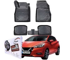 Trimak 3D Gummimatten für Nissan Micra 2017-2023 Fussmatten Auto TPE Fußmatten