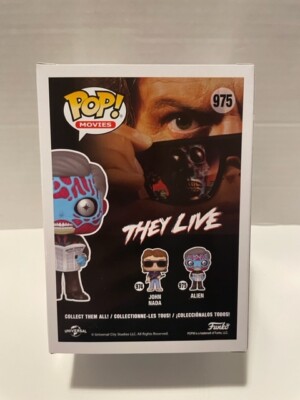 Funko Pop They Live L'Alien 975 Chase Version Limitée Neuve Sous Blister