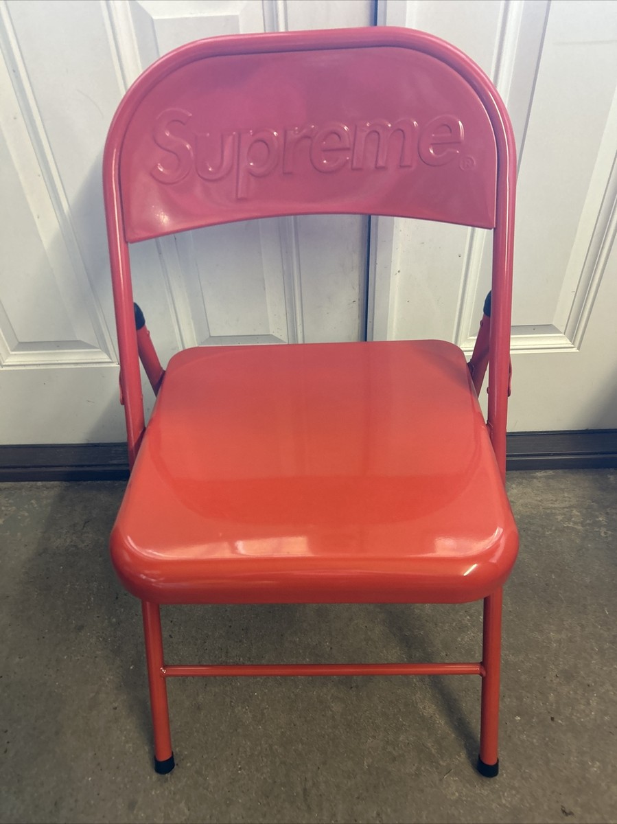Supreme Metal Folding Chair Red | eBay Supreme Metal Folding Chair Red | eBay