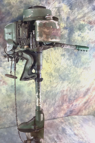 Vintage 1940 Johnson Seahorse 2.5hp Outboard Motor for Parts/Repair/Wall Art - Picture 4 of 14