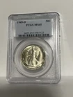 1945 D Walking Liberty Half Dollar - PCGS MS65