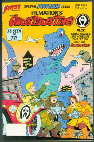 Vintage 1986 First Comics Filmation's Ghostbusters #2  VF - Afbeelding 1 van 2