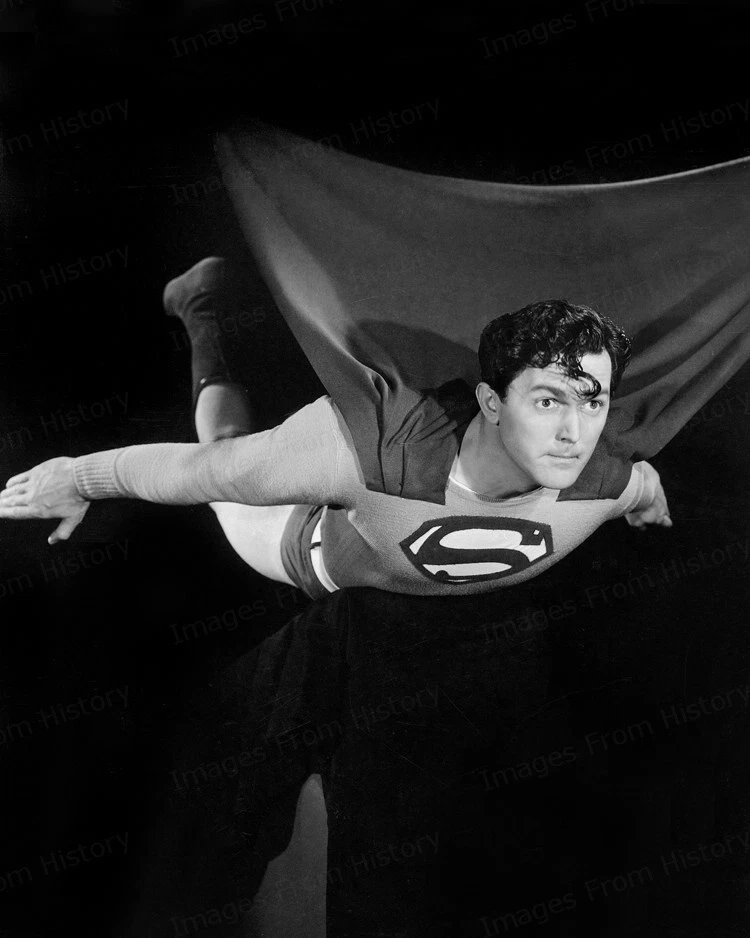 8x10 Print Kirk Alyn Superman 1948 Studio Soundstage #AMKA | eBay