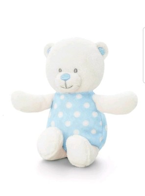 white teddy bear for newborn