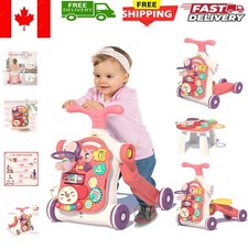 Infant 5-in-1 Push Walker: Motorbike, Scooter  Activity Center - BPA Free