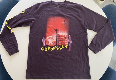 Coachella Music Festival Long Sleeve T-Shirt Size Sz Large