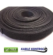 Kable Kontrol Hook and Loop Cable Wrap, BLACK