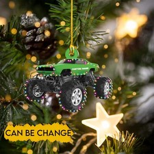Personalized Truck Car Ornament Truck Christmas Ornament Monster Truck Ornament