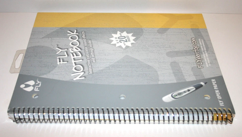 NEW 2005 Fly Notebook Interactive Open Paper Works Only w/Fly Pentop Computer - Image 4 of 4