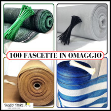 RETE OMBREGGIANTE FRANGIVISTA GIARDINO TELO RECINZIONE VERDE BIANCO BEIGE