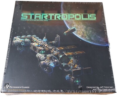 Startropolis Board Game Petersen Games 3D Space Station Builder New Sealed