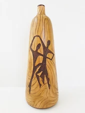 ARS DERUTA ITALY CERAMIC VASE 1950 VINTAGE 50S 50'S ROCKABILLY 1950s