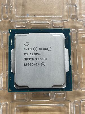 Intel Xeon E3-1220V6 / SR329  3.00GHz 8MB 4-Core CPU LGA1151