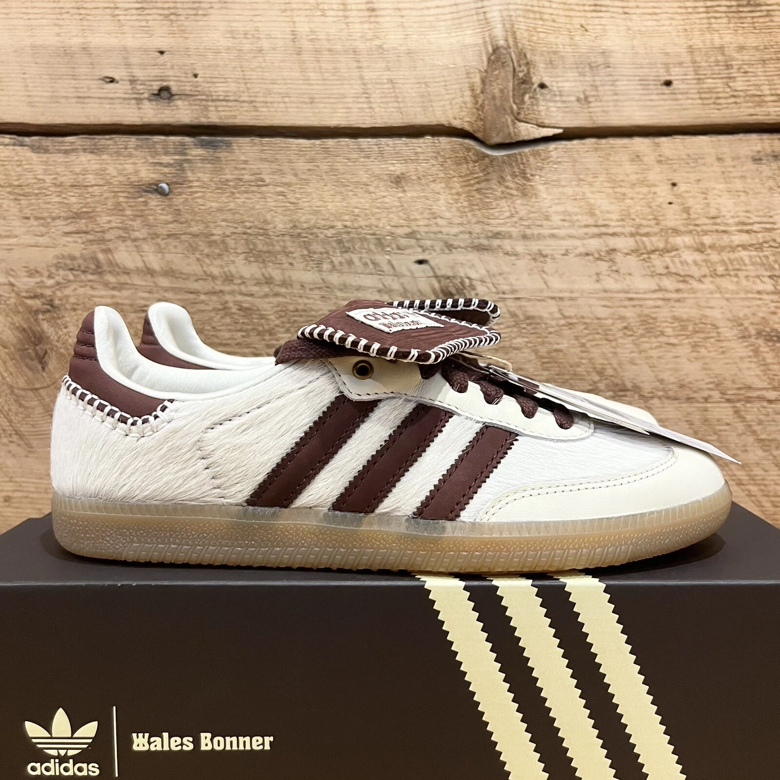 adidas x Wales Bonner Samba Pony Cream White Gum IE0586 Size US