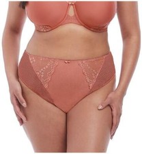 Elomi Charley High Leg Brief Panty 4386 Sizes Med- 2XL Rose Gold NWT 29