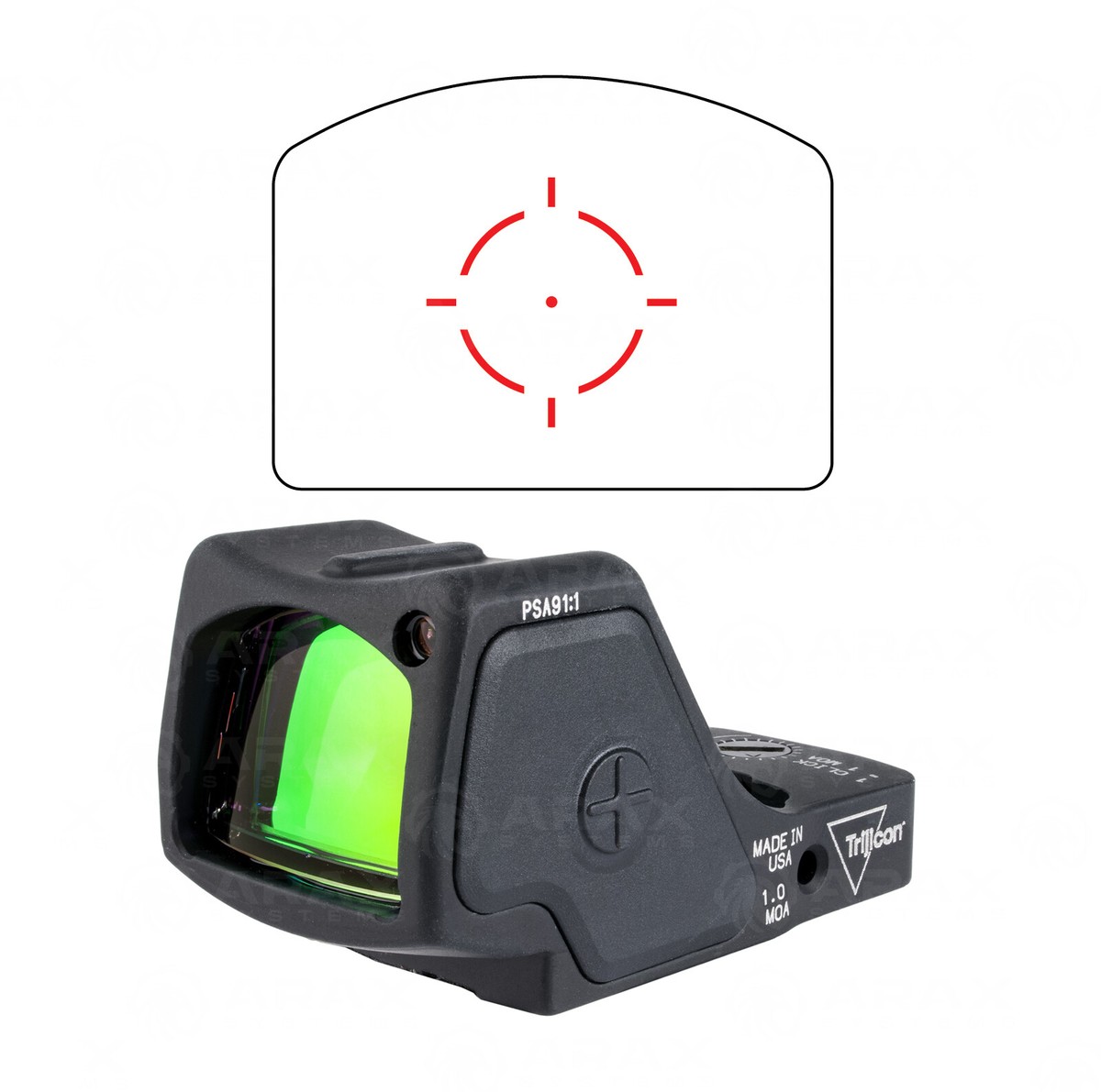 Trijicon RMR HD Red Dot Sight 1-MOA Dot w/ 55-MOA Reticle