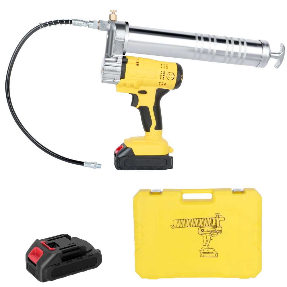 21V Cordless Grease Gun, Electric Grease Gun Kit, 10000 PSI Explosion