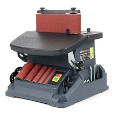 Wiltec Spindelschleifer oszillierend 500W Bandschleifer Schleifmaschine Werkzeug