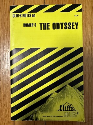 Cliffsnotes 90s CliffsNotes The Odyssey by Robert Milch, 1994 Printing | eBay