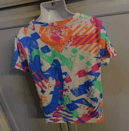 The Nike Tee S/S poster paint t-shirt child sz M (5/6) athletic fit - Picture 3 of 5