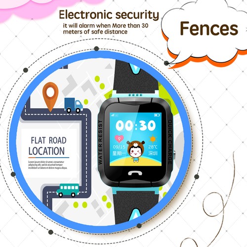 Bluetooth Smart Watch Phone Camera SOS Anti-lost Watches For Kids Boy Girls - 第 7/19 張圖片