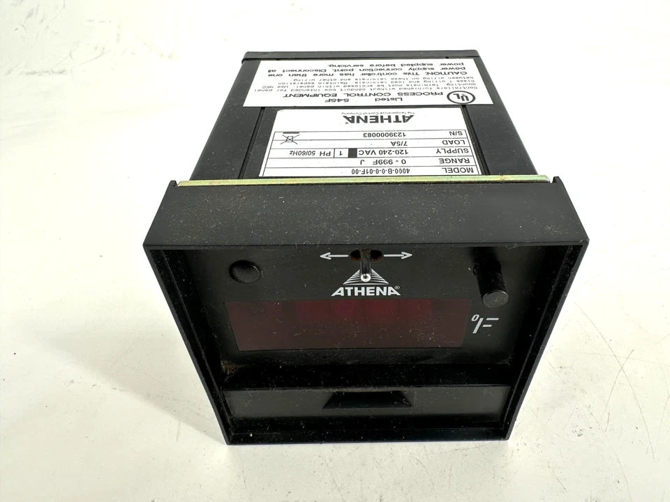 Athena 4000-B-0-0-01F-00 Temp Control 120-240V 7/5A 1PH 50/60HZ - Image 3 of 4
