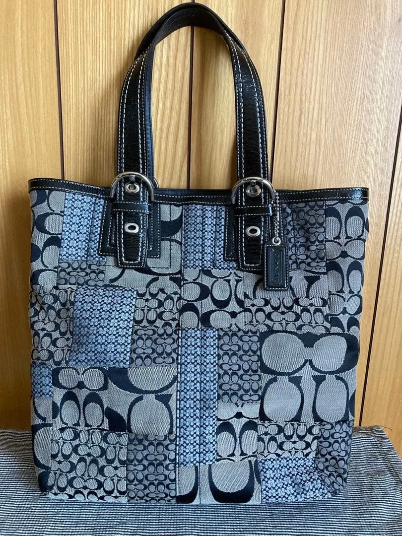 Coach Patchwork Tote Exterior Bags & Handbags for Women for sale
