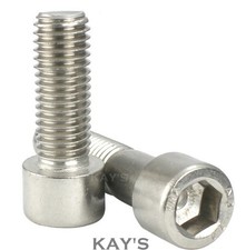 Image of M3 3mmØ CAP HEAD SCREWS HEXAGON SOCKET HEAD ALLEN KEY BOLTS A2 STAINLESS STEEL