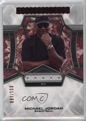 2025 Upper Deck Goodwin Champions Black Diamond Red /100 Michael Jordan HOF 6o2