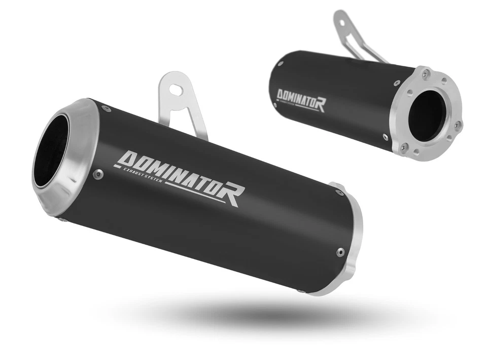 Silenciador de escape GSXR 750 K1-K5 2001-2005 GP BLACK DOMINATOR Foto 2 de 4