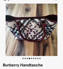 Borsa Burberry fantasia stelle molto rara