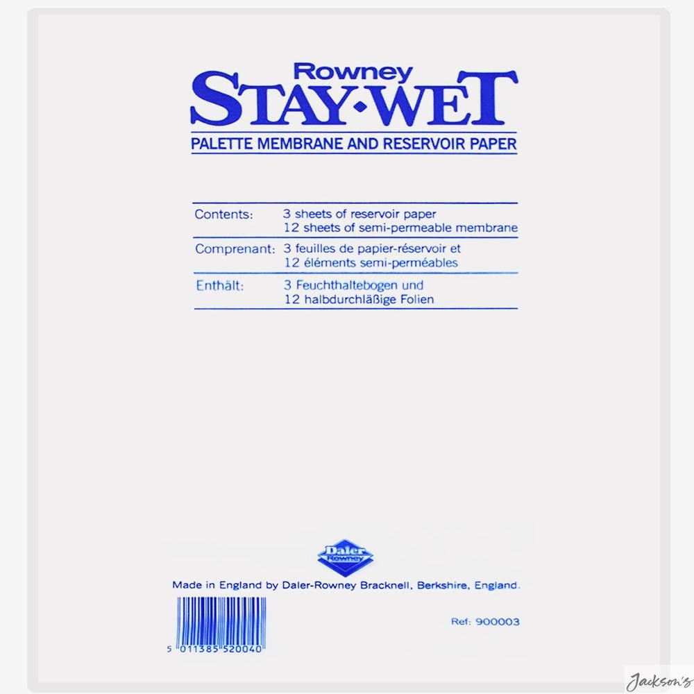 Daler-Rowney Stay Wet Palette Refill Pack Paper 25x20cm For Acrylic Painting