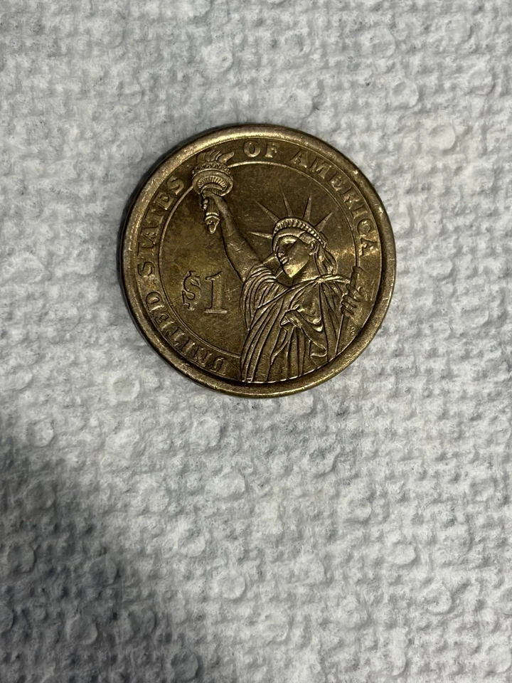 Rare Mint Error 2008-P Andrew Jackson $1 Presidential Coin– Die Chip on Shoulder - Image 2 of 2