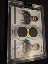 Oliver Bearman & Ocon 7/10 Dual Patch Auto 2025 Topps Formula 1 F1 Dynasty Card