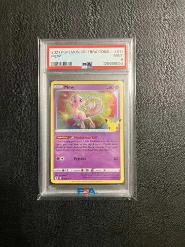 PSA 9 Mew Celebrations 011/025 - Classic Collection 2021 - Pokemon TCG