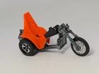 Vintage Hot Wheels Rrrumblers 1971 Orange 3 SQUEALER Missing Handlebars