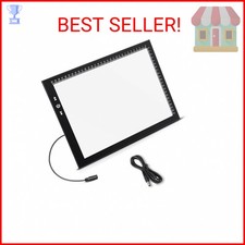 HSK 13”x 9” LED Artist tracing Light Box Copy Table, Adjustable High Brightness 