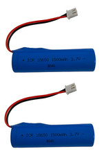 2-PCS 3.7V 1500mAh Replacement Rechargeable Battery with connector Brand New 3.7