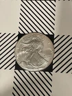 2006-W Burnished Silver Eagle .999 pure silver 20 th anniversary ASE