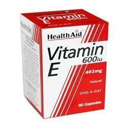 HealthAid Vitamin E 600iu Natural 60 Capsules - Image 4