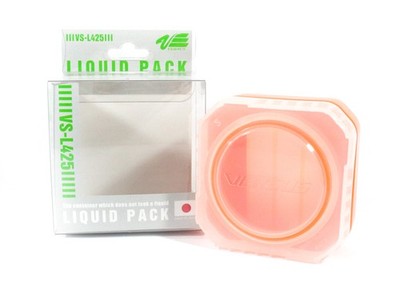 Meiho VS-L425 Liquid Pack Container Soft Plastics 80 x 80 x 44 mm Or (1394)