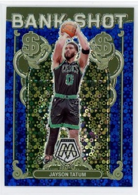 2023-24 Panini Mosaic Bank Shot Fast Break Blue Prizm /85 Jayson Tatum #20 11rw