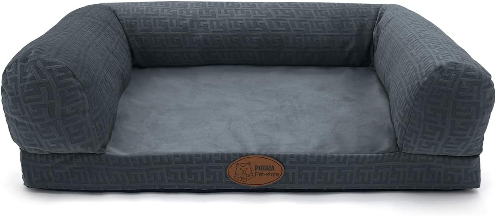 La Cuccia Perfetta Moon Grigio - Lettino Divano per Cani e Gatti Sfoderabile - 1