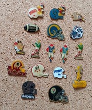 Lot Pins Football Américain Casque Ballon Joueur