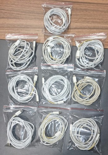 Pack Of 10 apple original type C / usb C charging data cable for macbook 2 Meter - Picture 3 of 3