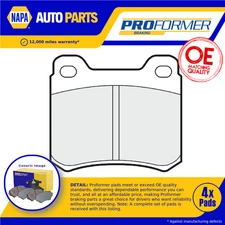 Brake Pads Set fits MERCEDES E200 2.0 Rear 93 to 98 Proformer 0004208820