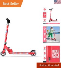 Safe & Fun Jupiter Kids Kick Scooter with LED Lights – Foldable & Lightweight